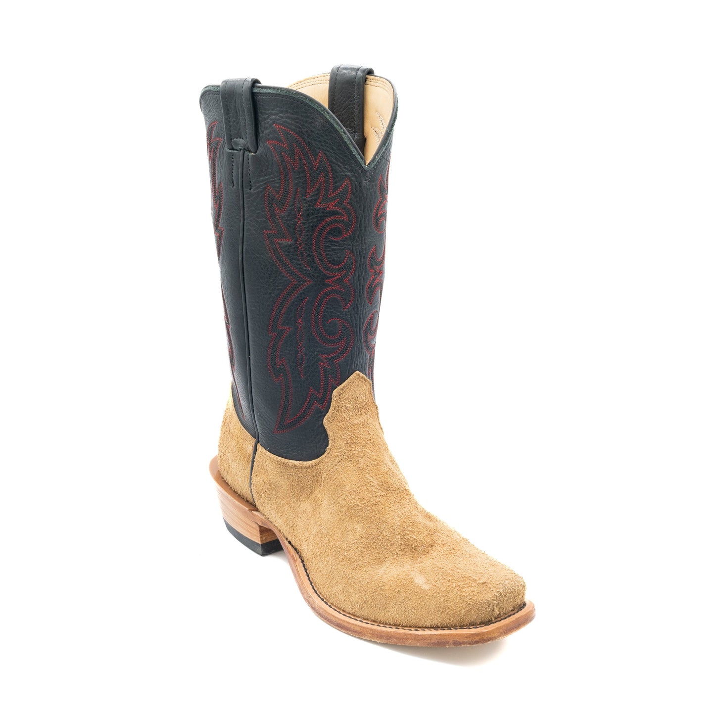 Fenoglio Tan Roughout with Black Men's Boots