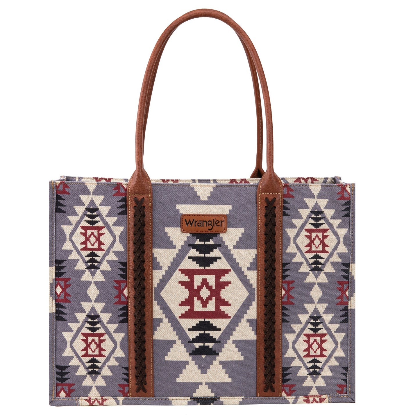 Lavender Wrangler Southwestern Tote