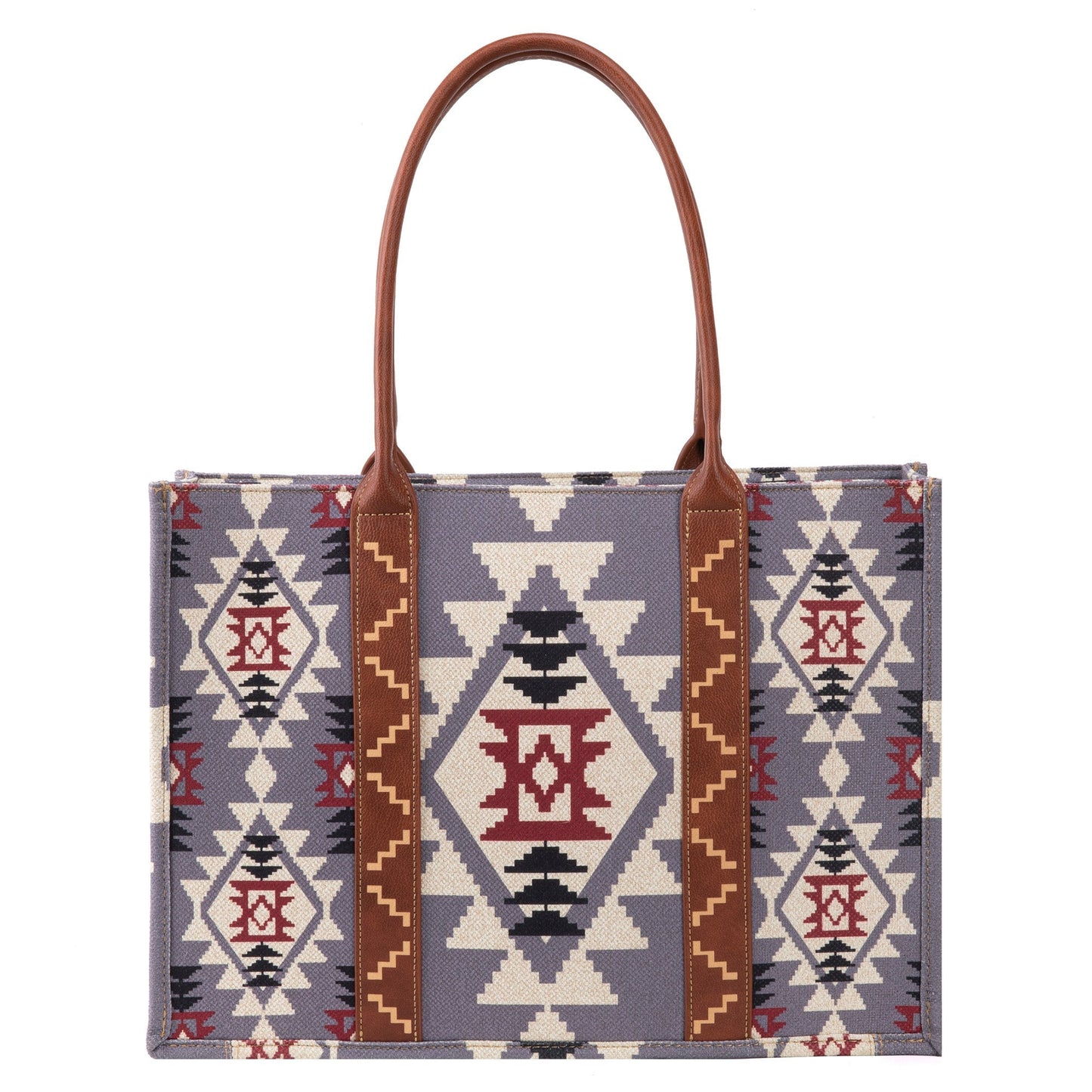 Lavender Wrangler Southwestern Tote