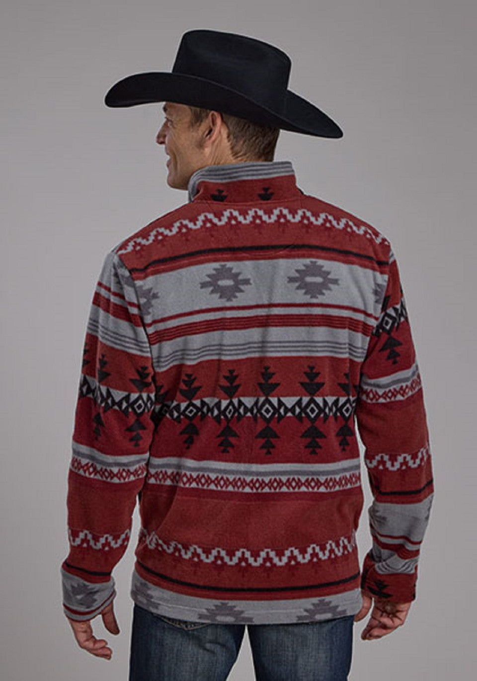 Connor Roper Printed Fleece Pullover