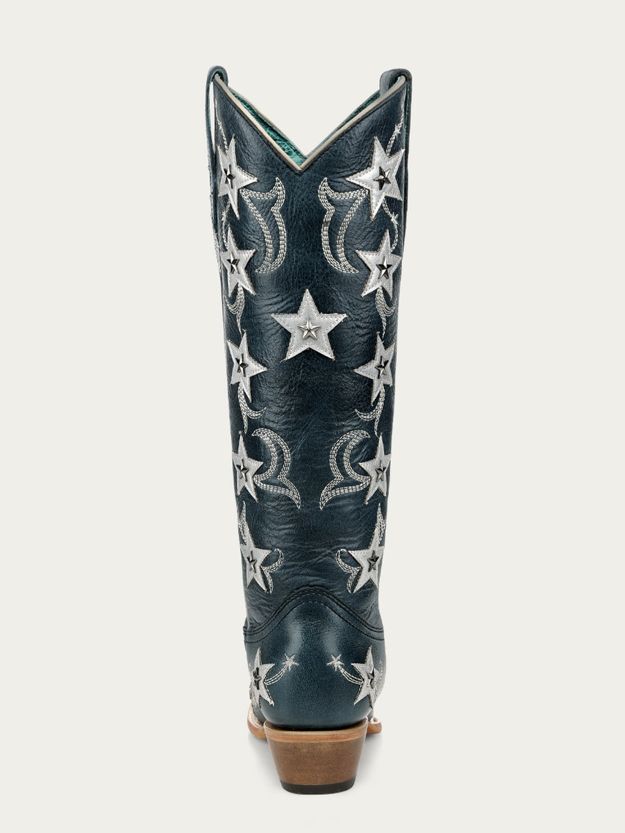 Corral Stars & Studs Navy Tall Boots