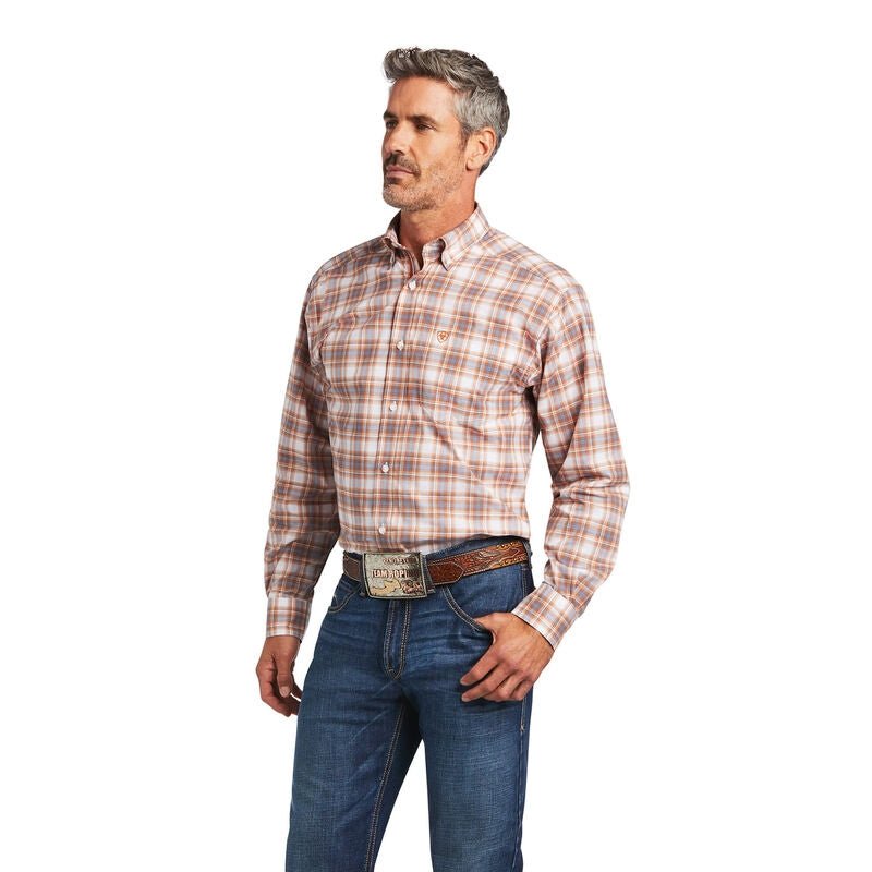 Ariat Mens Pro Series Bryce Stretch Classic Fit Long Sleeve Shirt