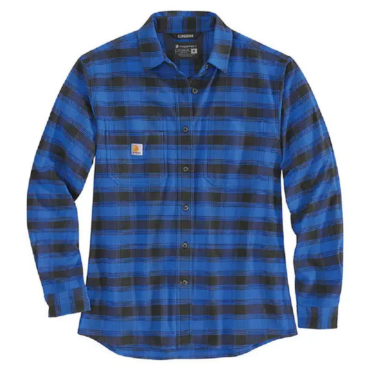 Men's Rugged Flex Relaxed Fit Midweight Flannel Long-Sleeve