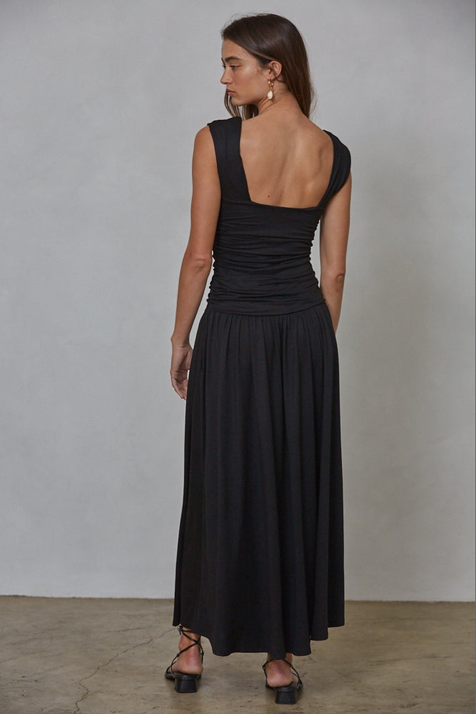 Bella Black Maxi Dress