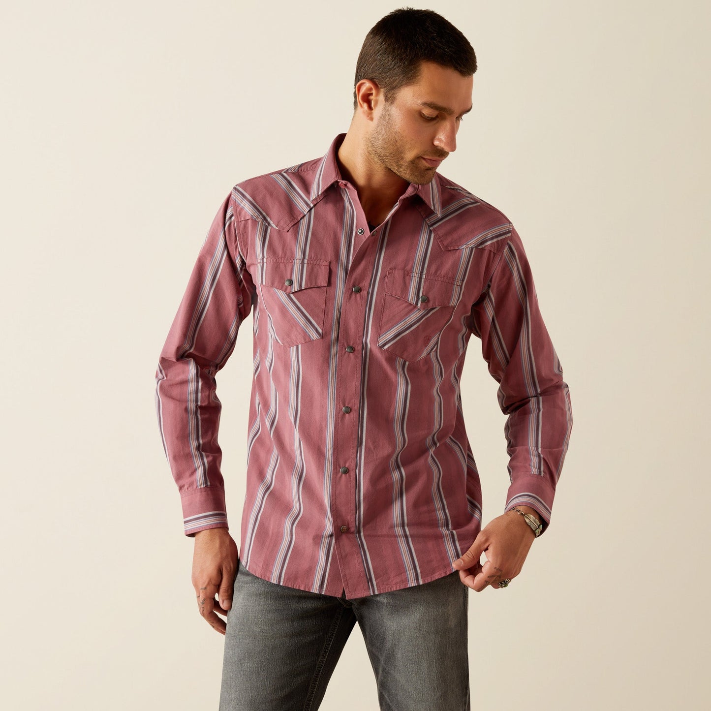 Ariat Humphrey Red Snap Up Men's
