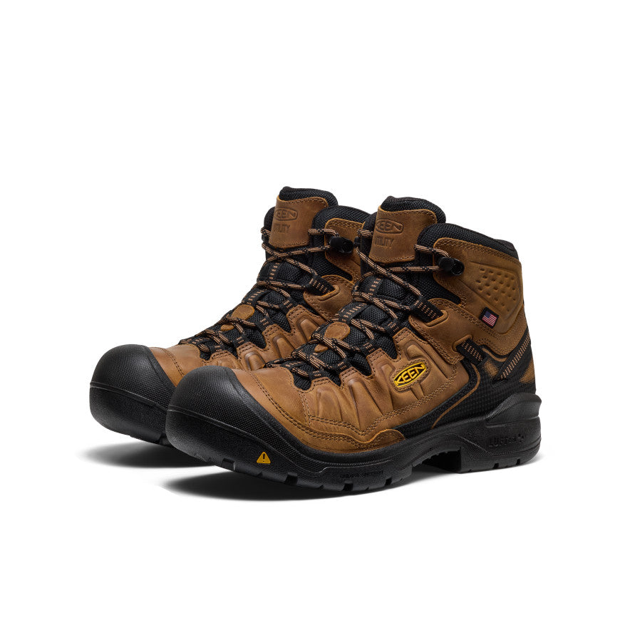 Keen Men's Targhee IV Waterproof Work Boot (Soft Toe)