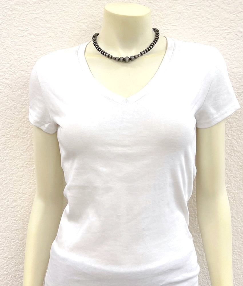 Cinco Bead Necklace 15"