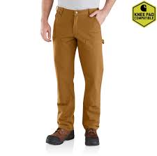 Men's Utility Double-Knee Work Pant - Relaxed Fit - Rugged Flex® - Duck