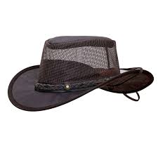 Wagga Wagga with Mesh Leather Hat