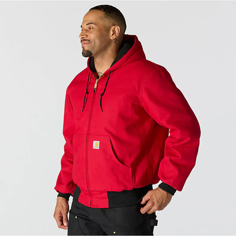 Carhartt 赤 ジャケット Carhartt Active Jacket J140 Red – Wiseman's Western