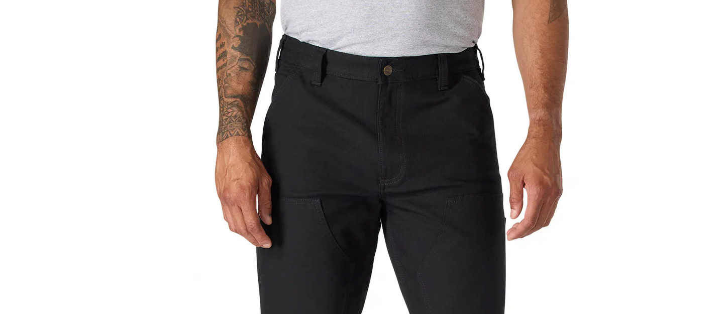 Relaxed Straight Rugged Flex® Duck Double-Front Dungaree