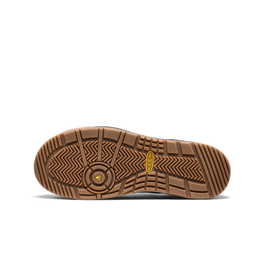 Keen Men's Gibson Slip-On Work Shoe (Carbon Toe) Black