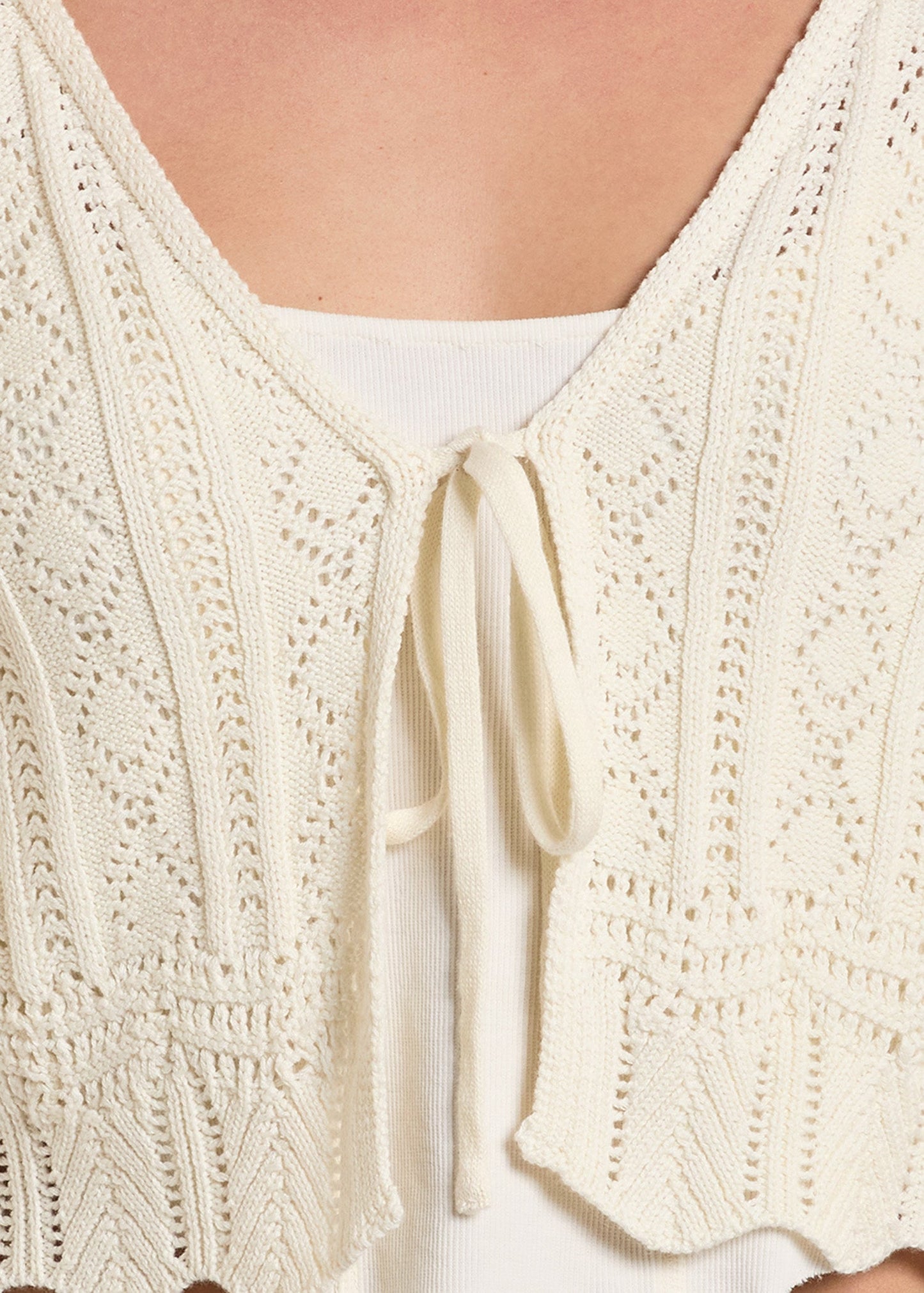 Tina Tie Knit Cardigan
