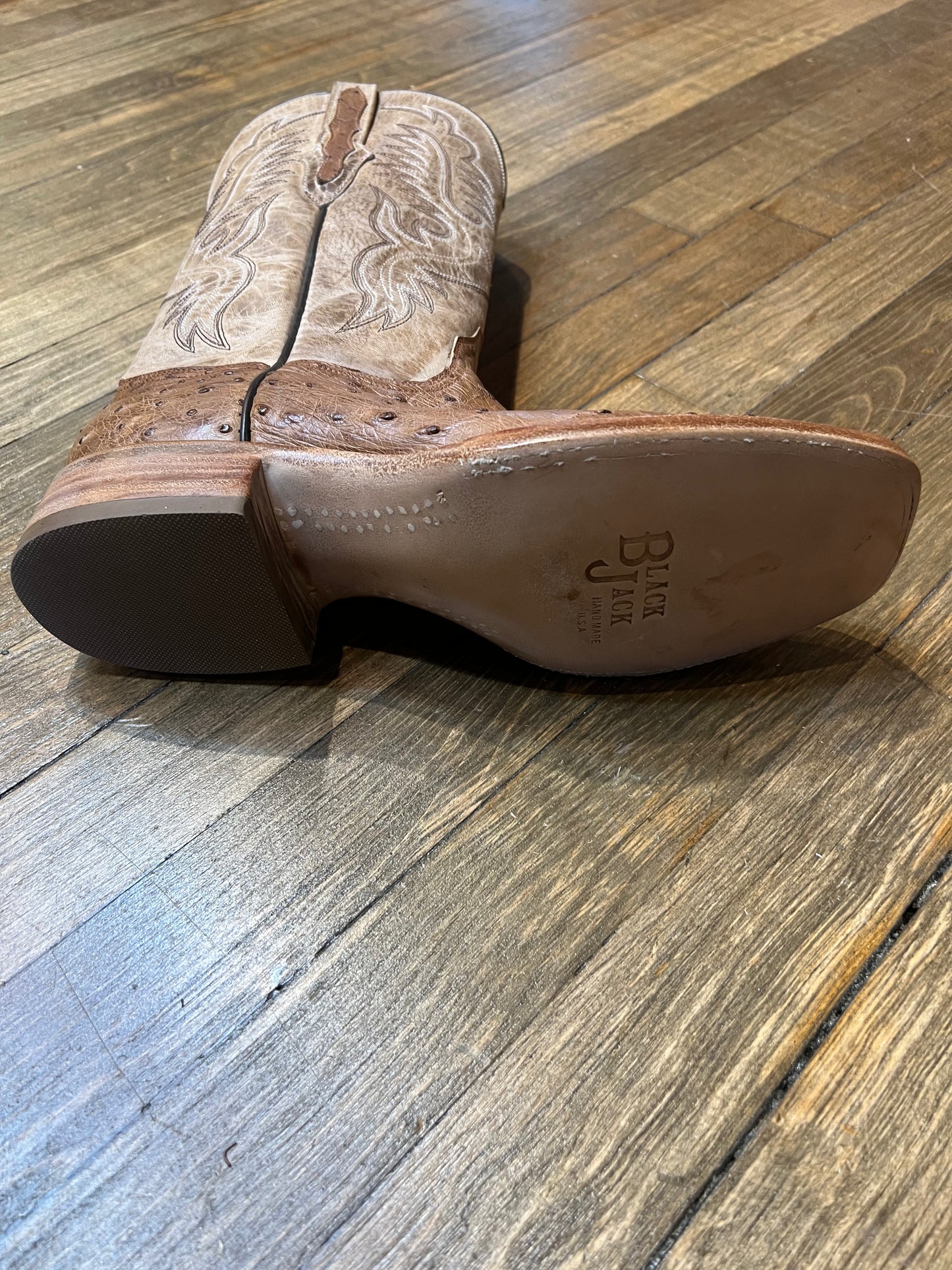 Black Jack Quill Burnished Cigar Boots