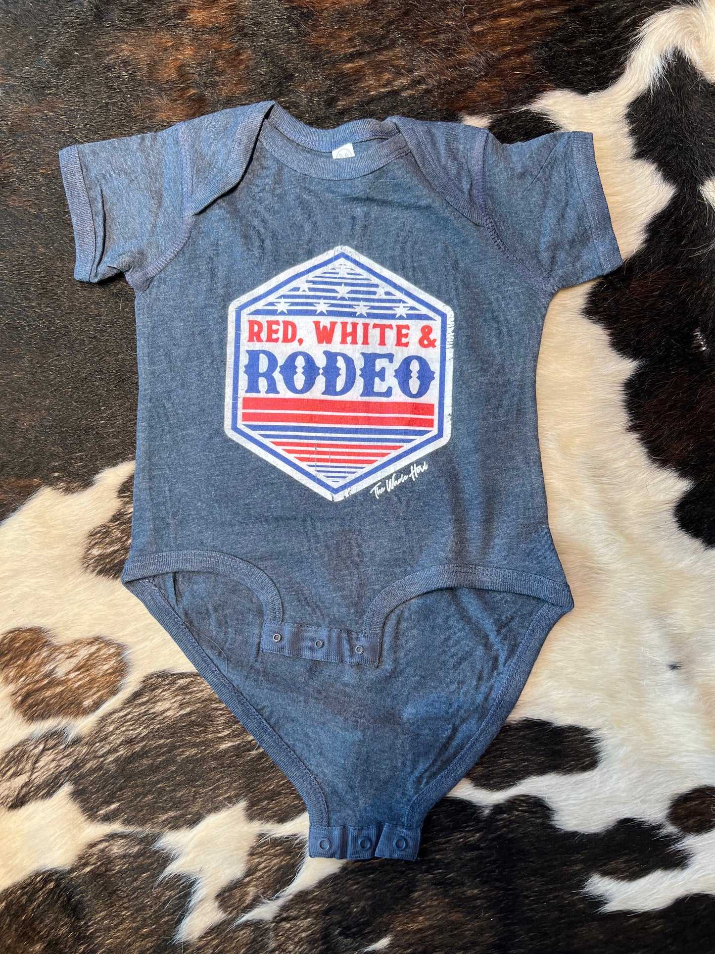 Red, White, & Rodeo Onesie