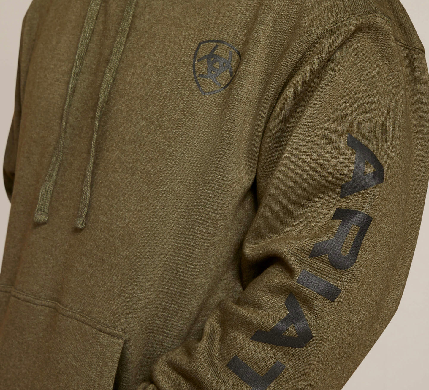 Ariat Logo Hoodie Olive Heather