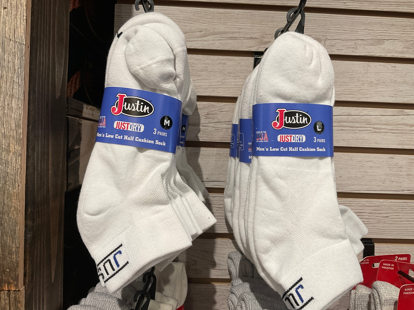 Justin Dry Low white