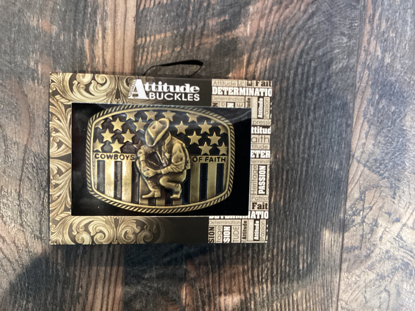 Cowboys Of Faith Belt Buckle