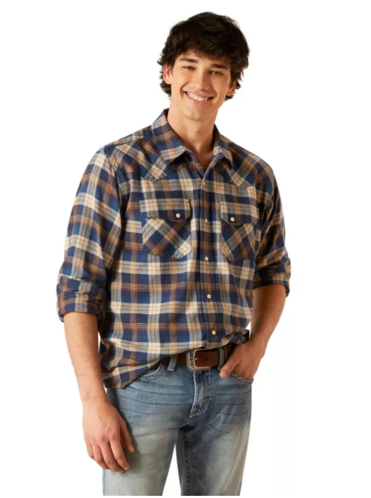 Retro Hutton Long Sleeve Western Shirt