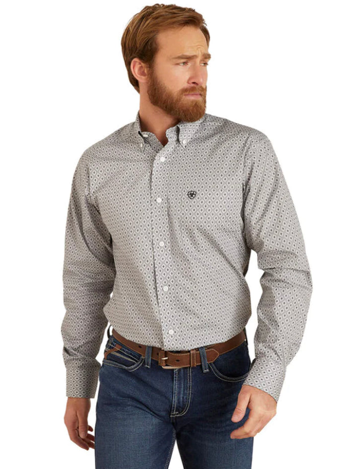 Ariat Men's Wrinkle Free Val Fitted Shirt