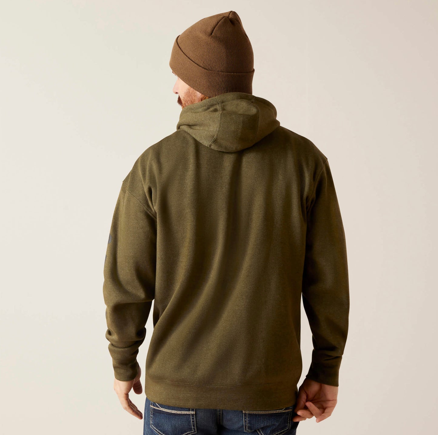 Ariat Logo Hoodie Olive Heather