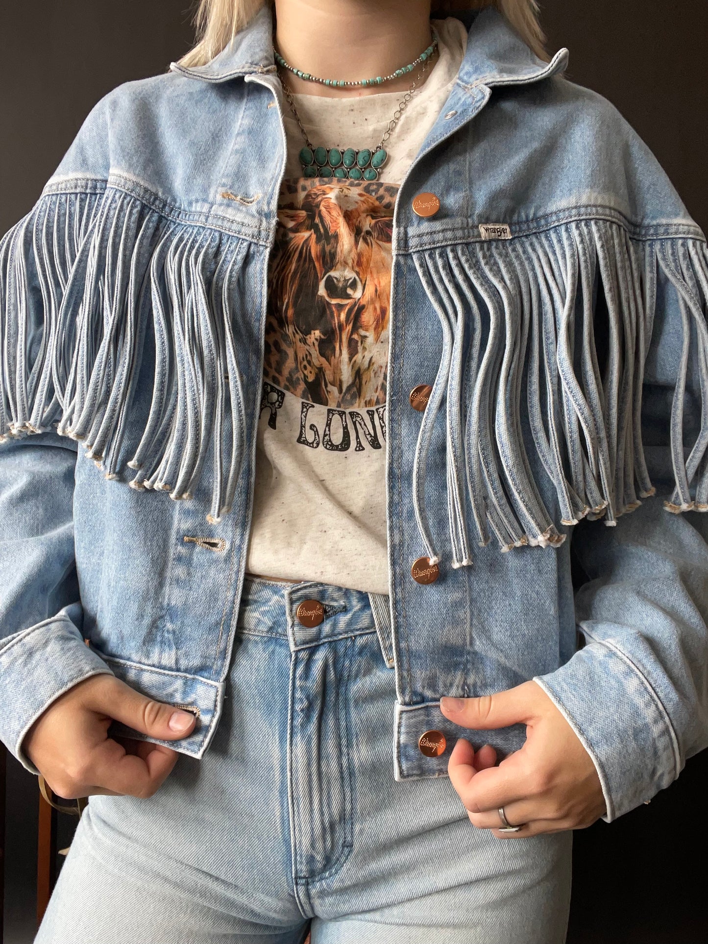 Wrangler Throwback Fringe Jacket