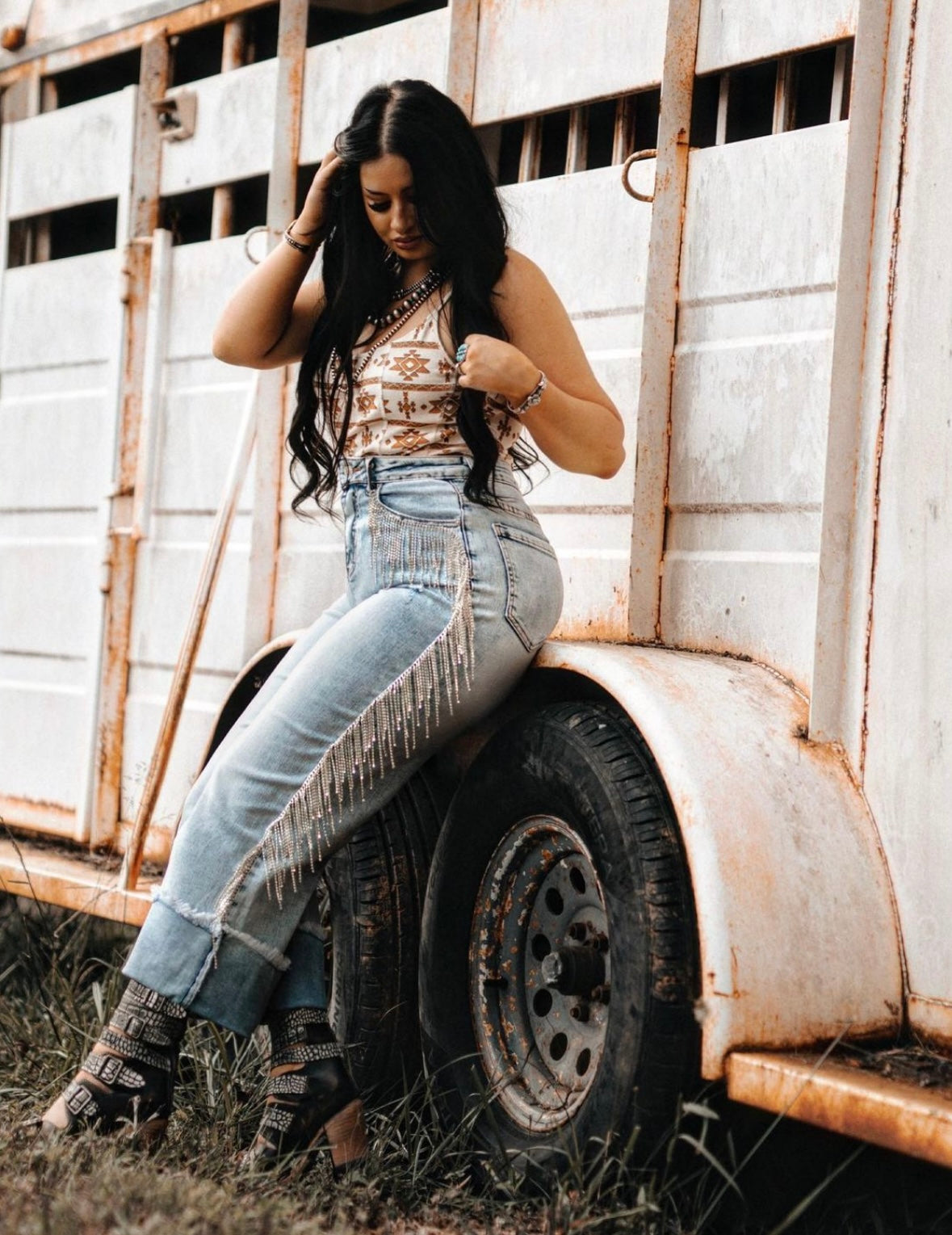 Rockin’ Rhinestone Cropped