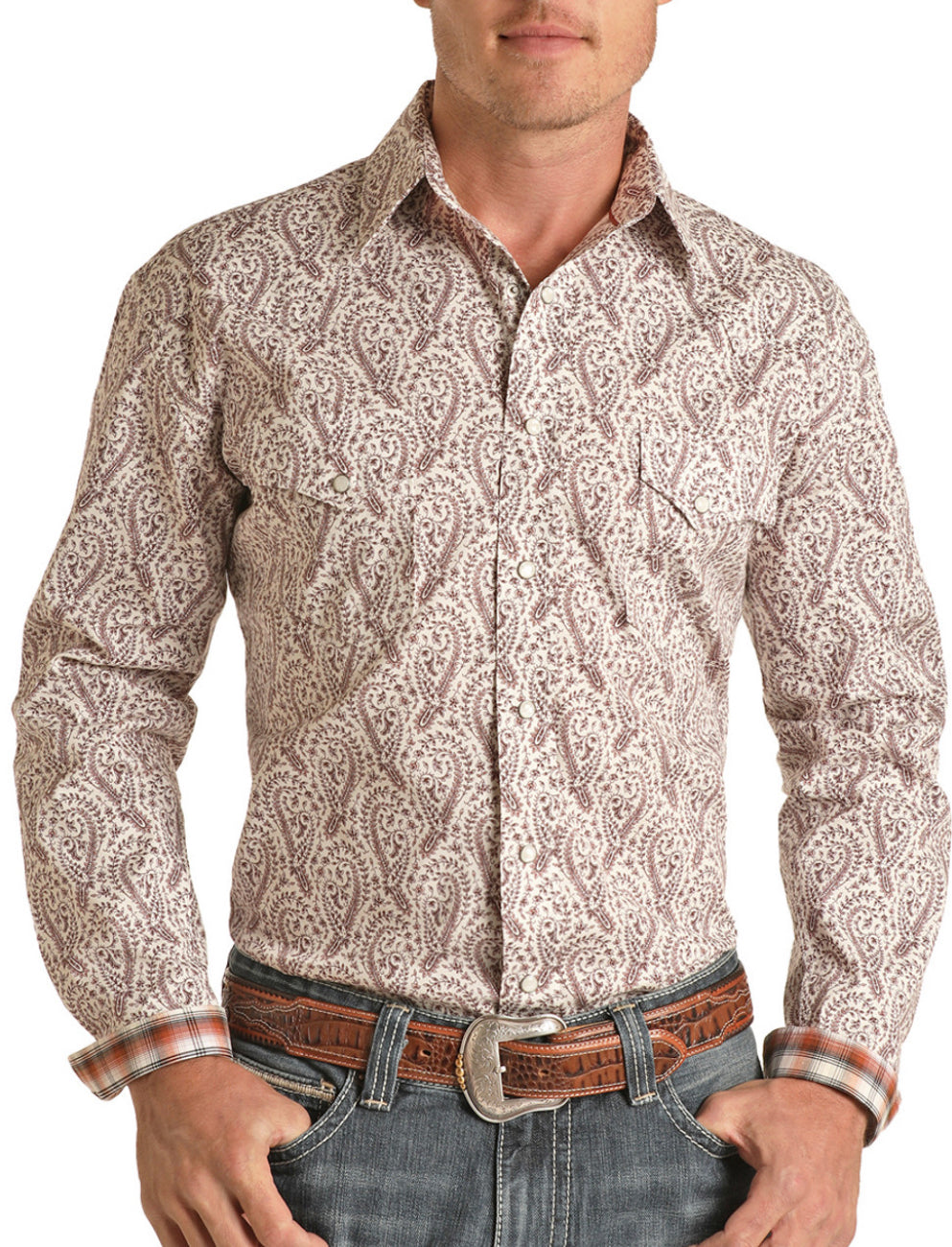 Cinnamon Paisley Snap Up