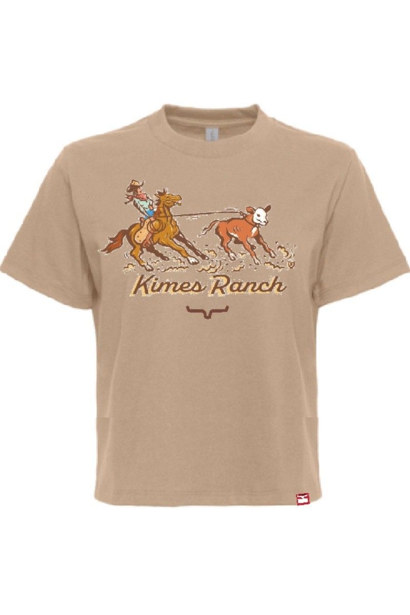 Kimes Lucky B Roper Tee Tan
