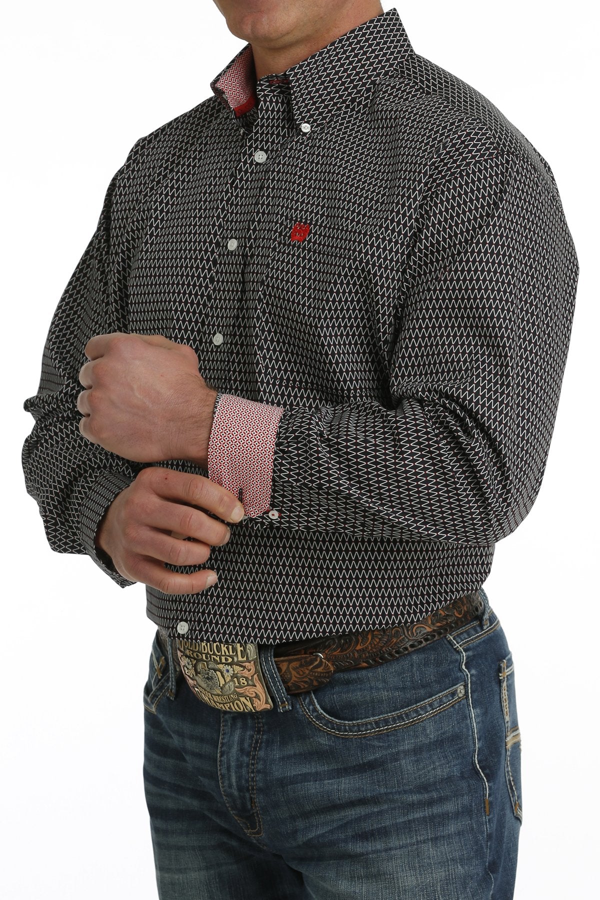 Cinch Spiral Men's Button Up Shirt