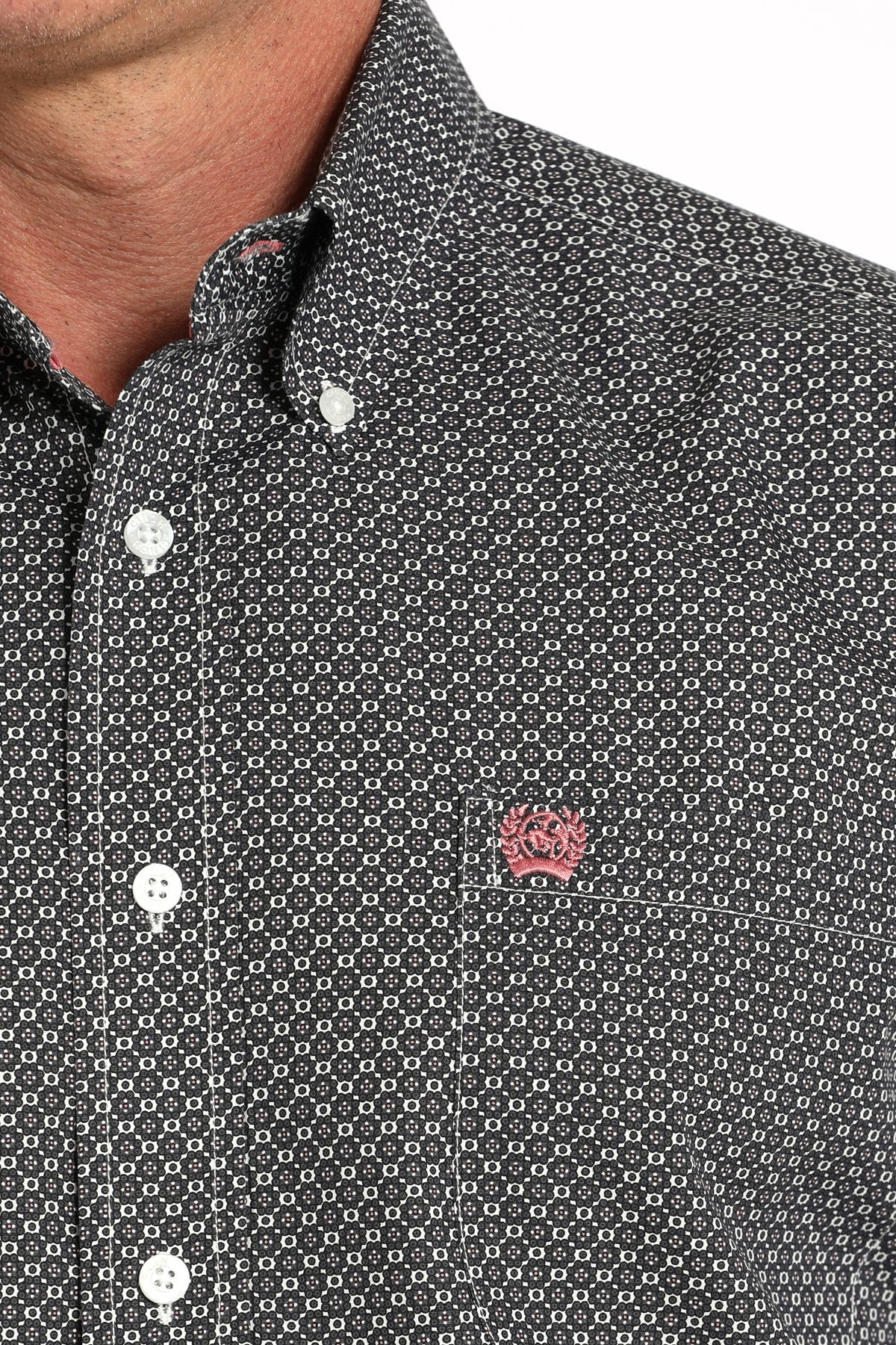 Cinch Charcoal Men's Short Sleeve