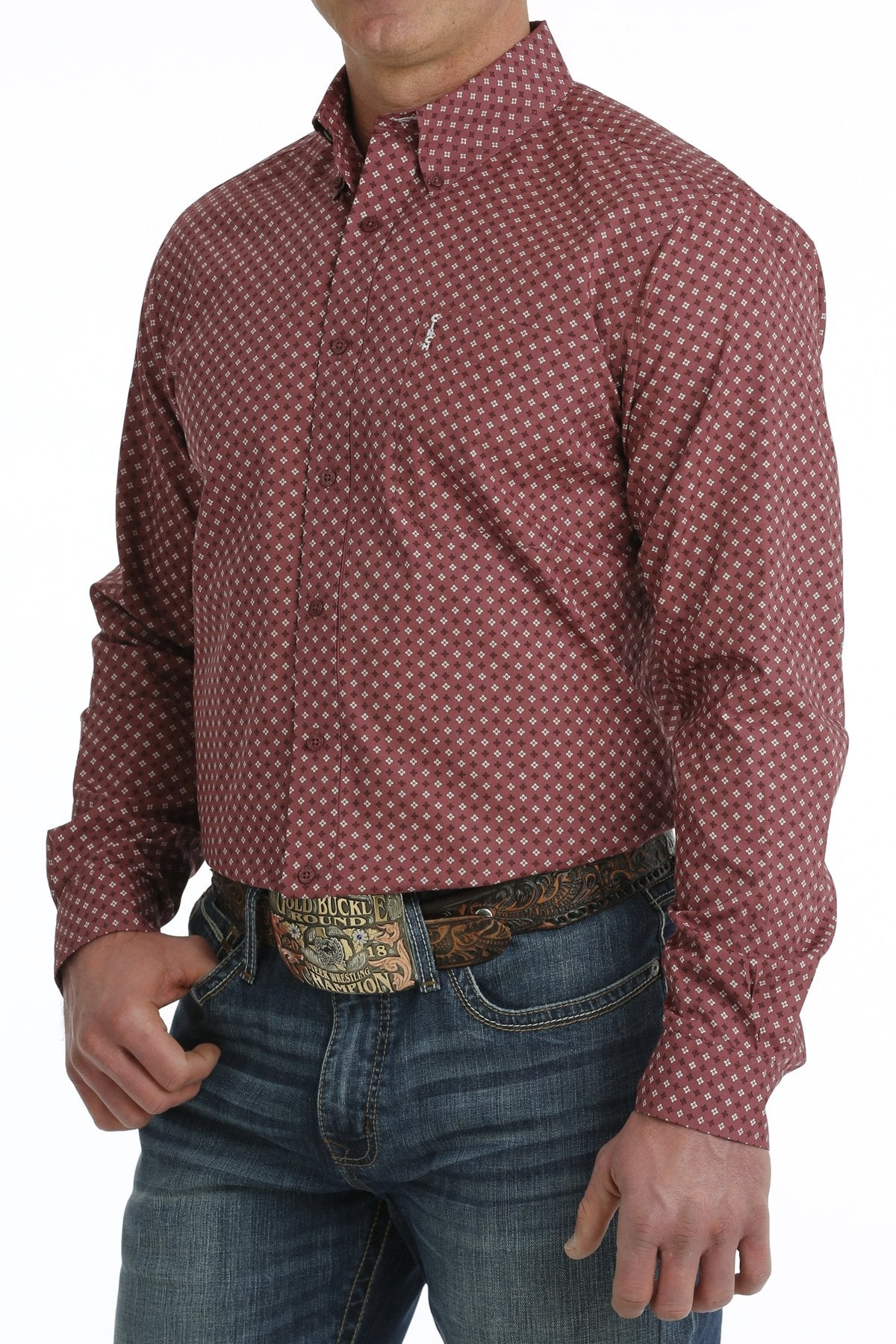 Cinch Rouge Men's Button Up Shirt