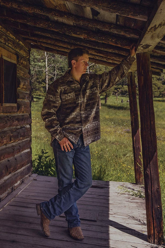 Hudson Taupe Shirt Jacket