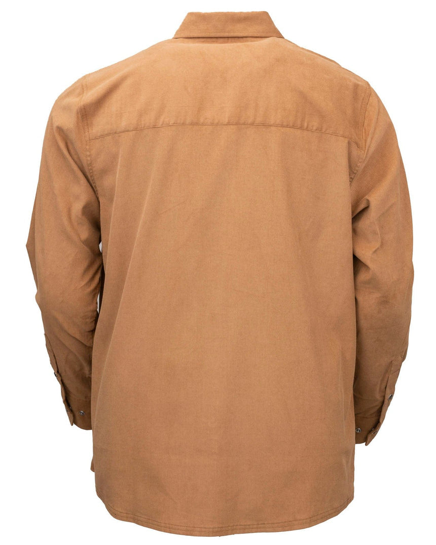 Bryce Khaki Corduroy Men's Shirt