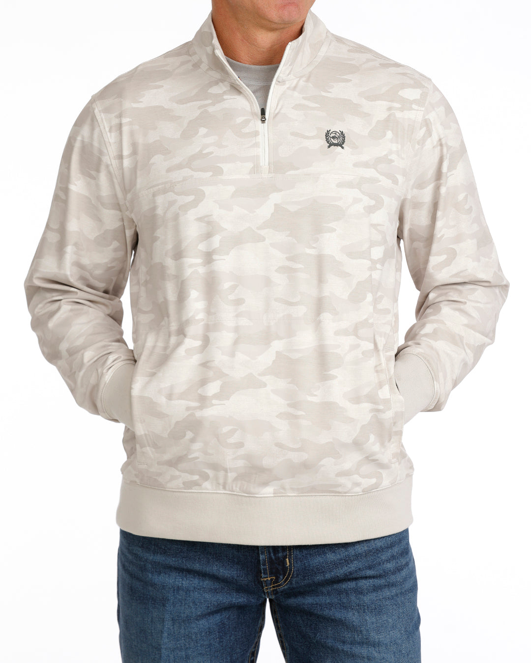 Cinch Camo Quarter Zip Pullover