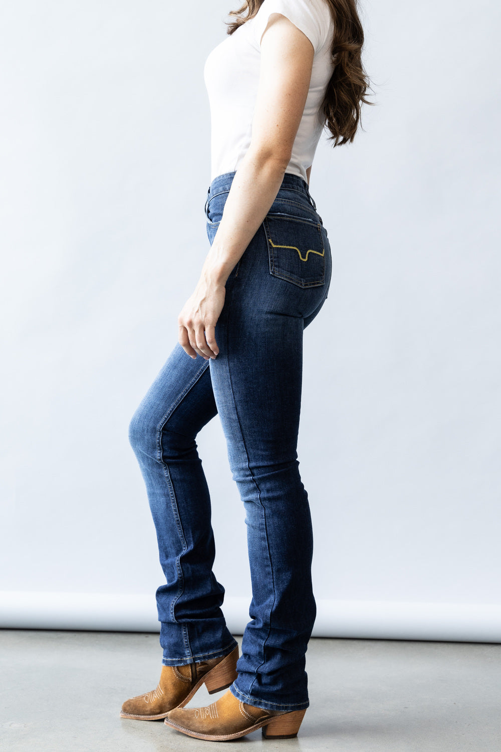 Kimes Ranch Sarah Dark Wash Slim Fit Boot Cut