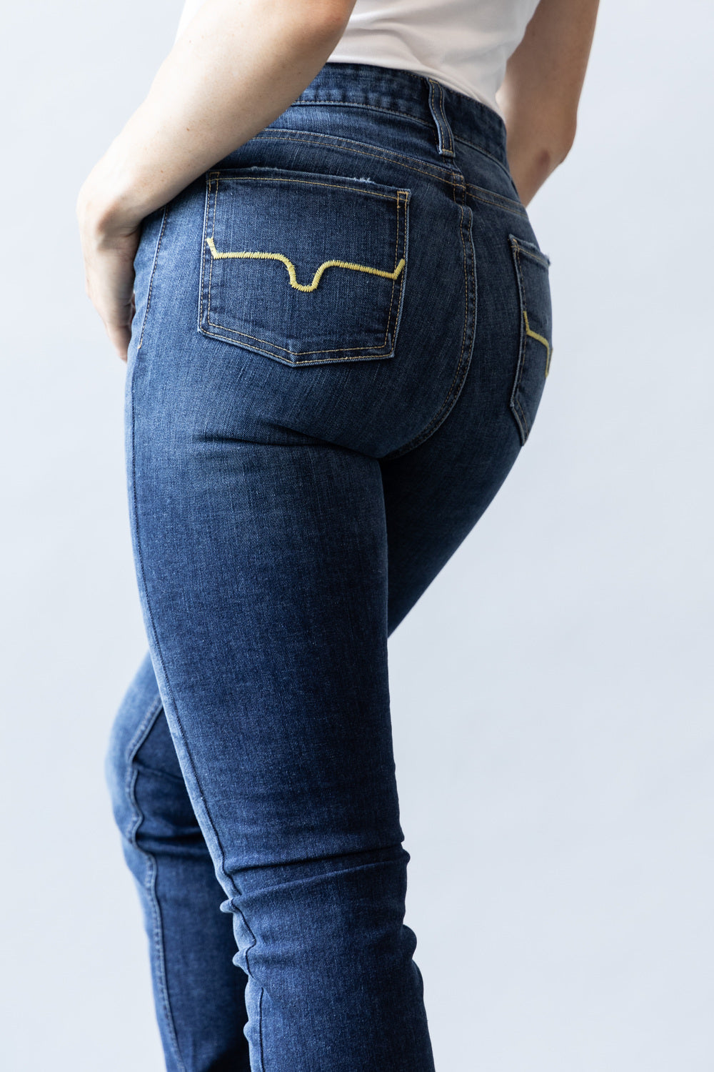 Kimes Ranch Sarah Dark Wash Slim Fit Boot Cut
