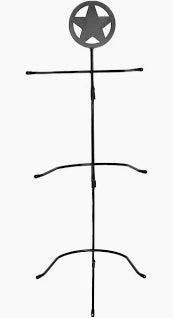 M & F Twister Star 3-Tier Metal Hat Rack