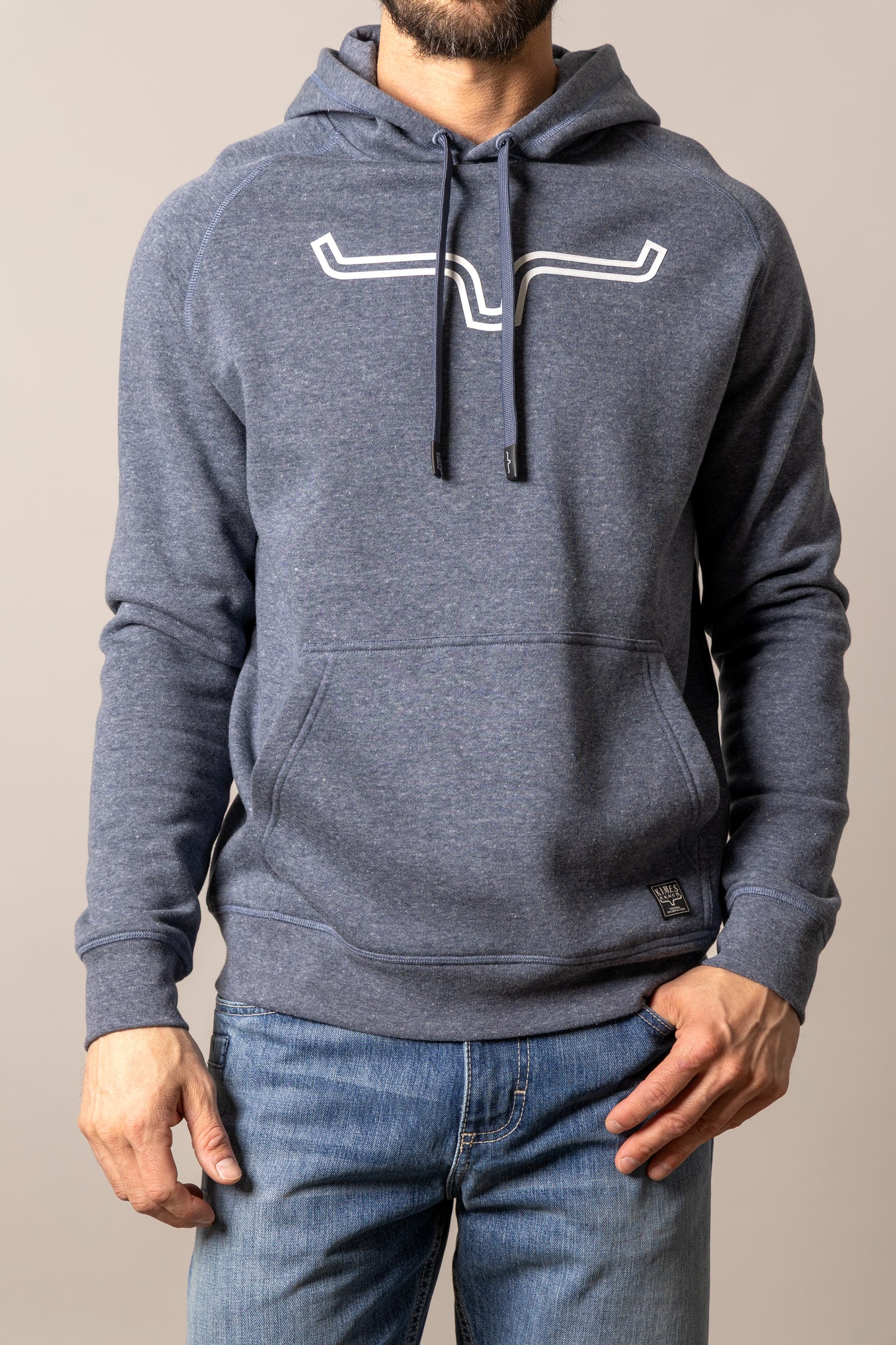 Kimes Outlier Blue Heather Men's Hoodie