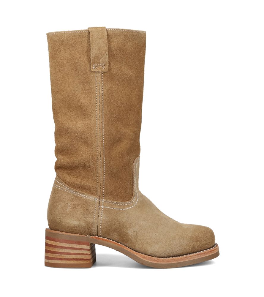 Frye Campus 12R Tan Buck Boots