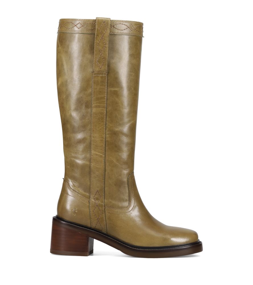 Frye Kate Pull On Olive Boots