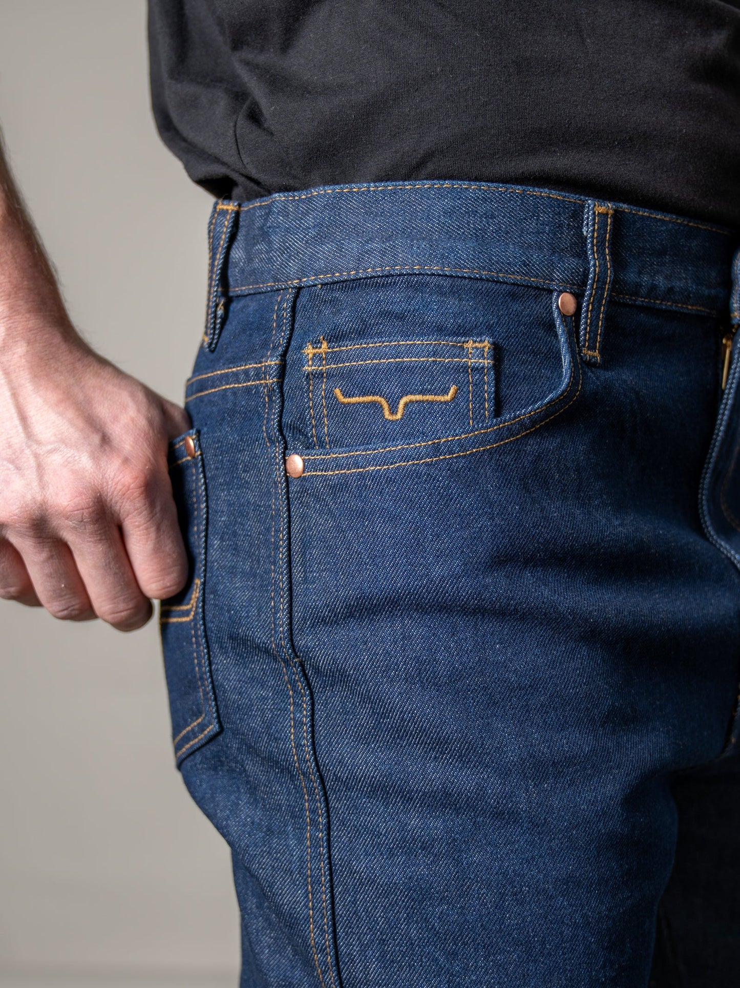 Kimes Zack Top Men's Bootcut Dark Wash