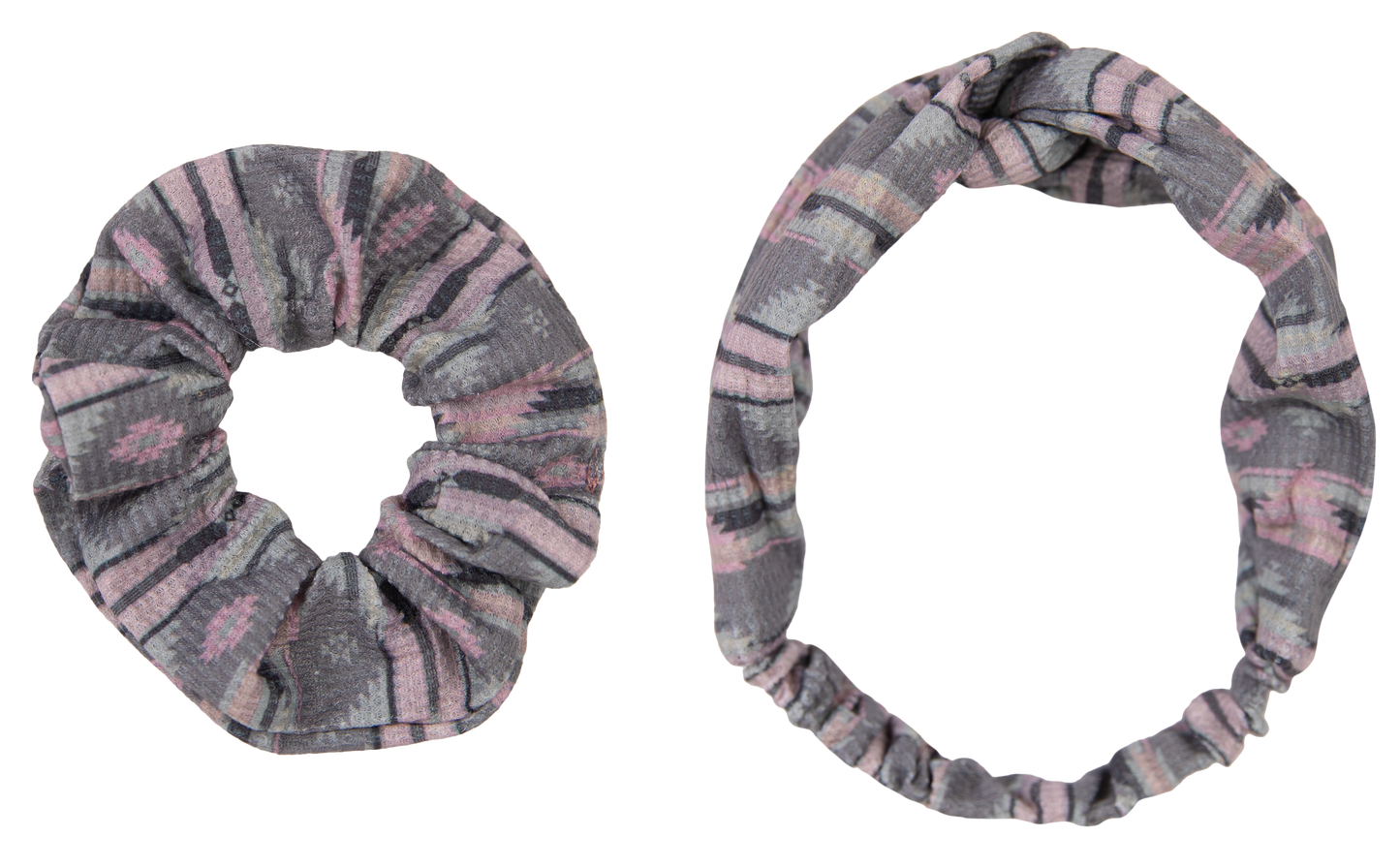Waffle Scrunchy & Headband Set