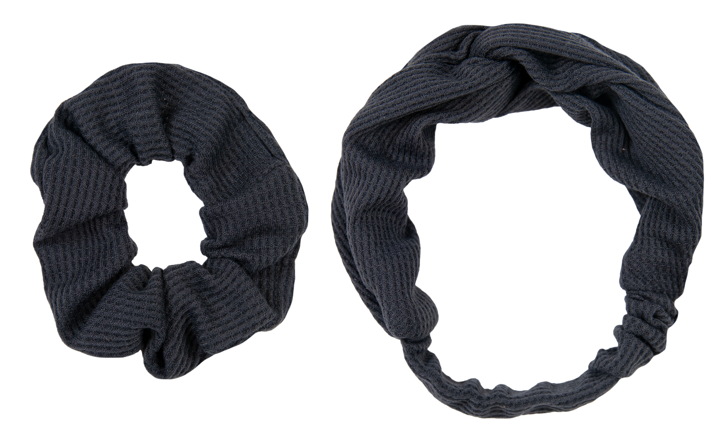 Waffle Scrunchy & Headband Set