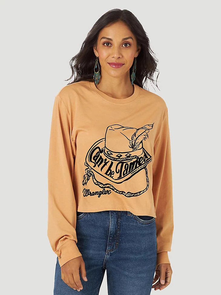 Final Sale ✨ Wrangler Can't Be Tamed Long Sleeve T-Shirt