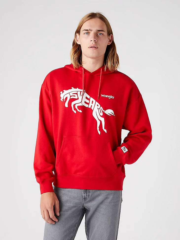 Final Sale ✨ Wrangler 75th Anniversary Hoodie Red