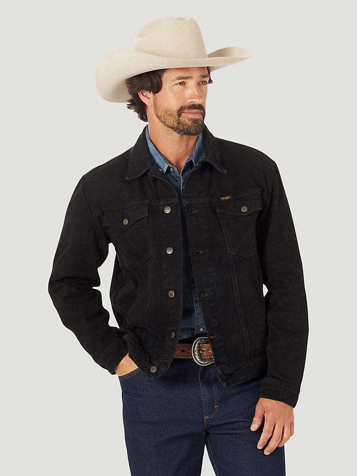 Sale ✨The Rip Wrangler Original Black Western Denim Jacket