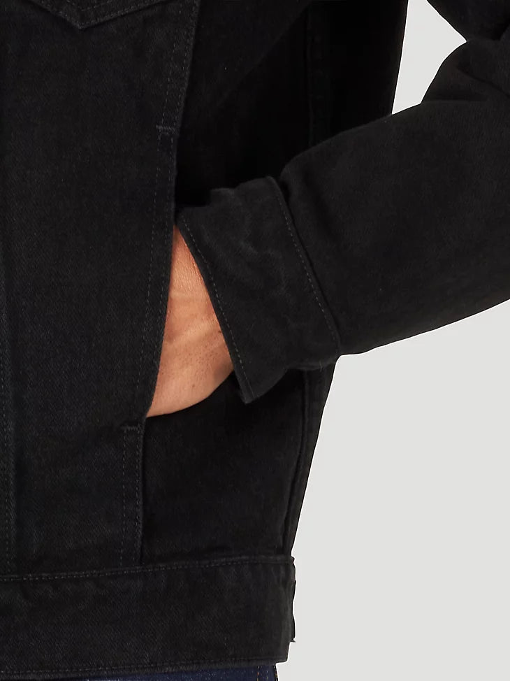 Sale ✨The Rip Wrangler Original Black Western Denim Jacket
