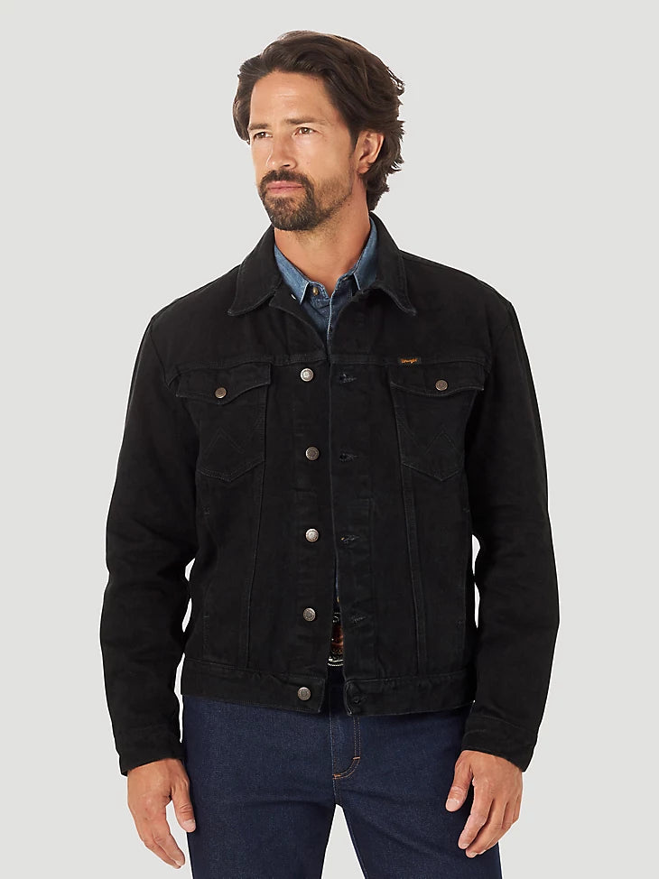 Sale ✨The Rip Wrangler Original Black Western Denim Jacket