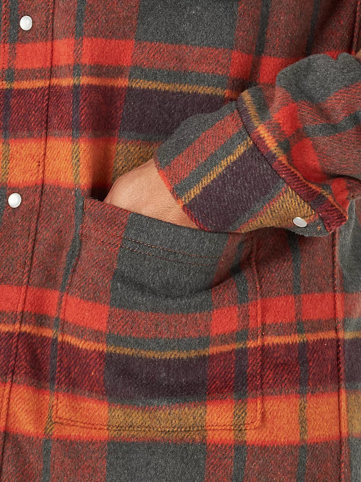 Sale ✨Wrangler Quilted Flannel Shirt Jacket